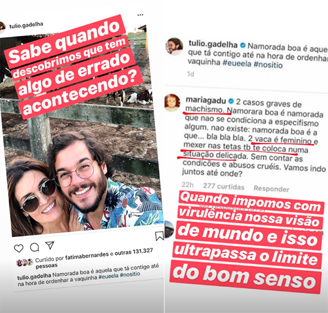 Túlio Gadêlha quebra silêncio sobre polêmica com Maria Gadú: <i>Ultrapassa o limite do bom senso</i>