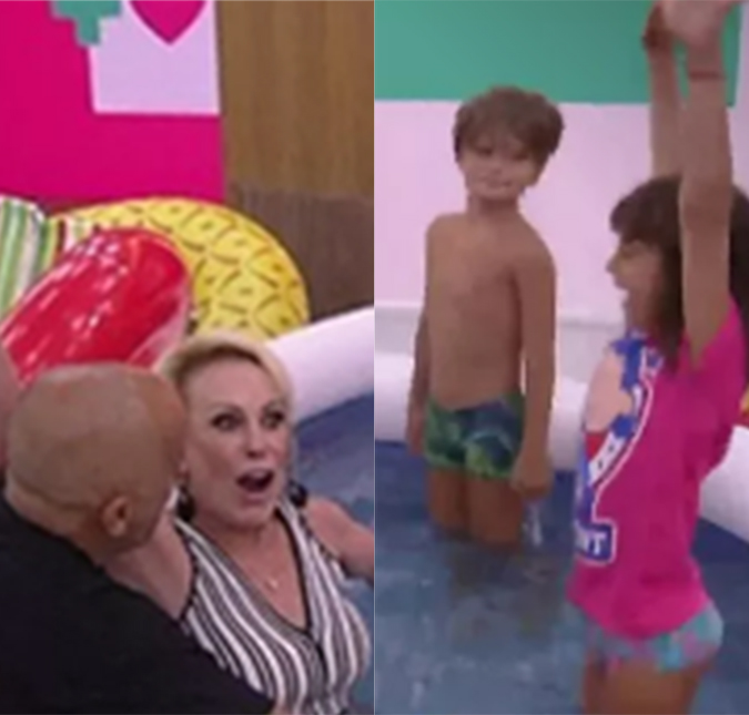 Ana Maria Braga vira alvo na <i>internet</i> após netos passarem frio em piscina do <i>Mais Você</i>