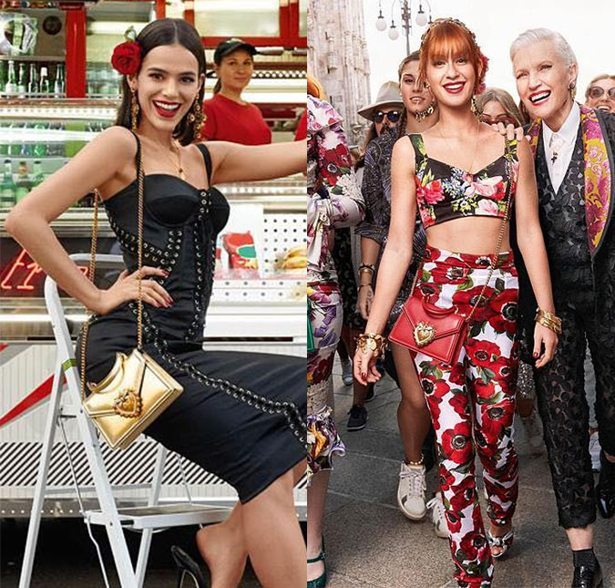 Bruna Marquezine e Marina Ruy Barbosa protagonizam campanha da <i>Dolce & Gabbana</i>