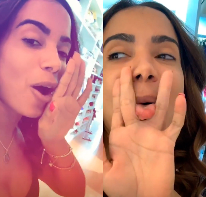 Anitta revela que já fez testes de revista para aprender a beijar