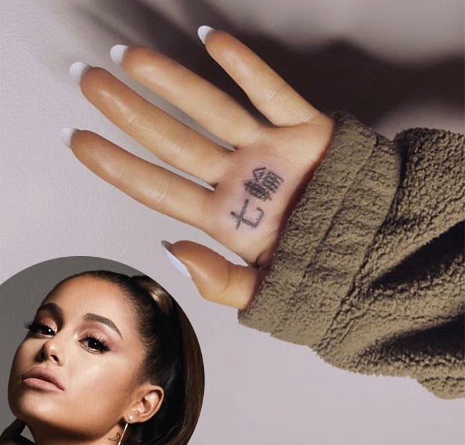 Ariana Grande faz tatuagem para homenagear... grelhas pequenas de churrasco, entenda!
