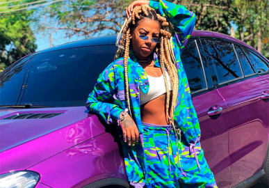 Ludmilla tem o carro apreendido por ser roxo, entenda!