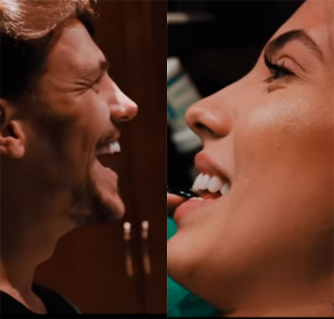 Saulo Pôncio e Gabi Brandt se emocionam em ultrassom: <I>Parece uma rã</i>