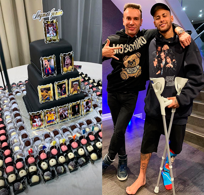 Neymar celebra os 27 anos de idade com segunda festa de aniversário e ganha declaração fofa da mãe, assista!
