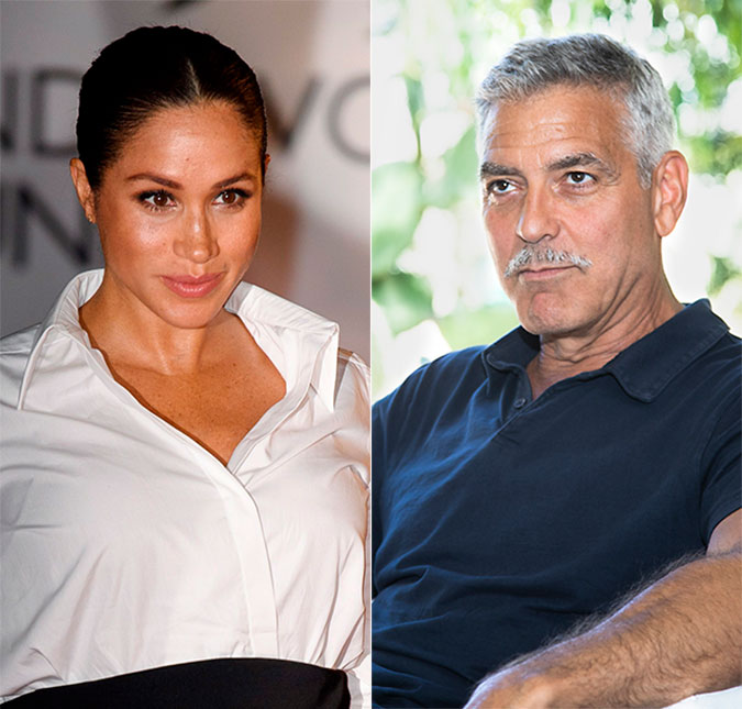 George Clooney defende Meghan Markle e faz comparação com princesa Diana: <i>É a história se repetindo</i>