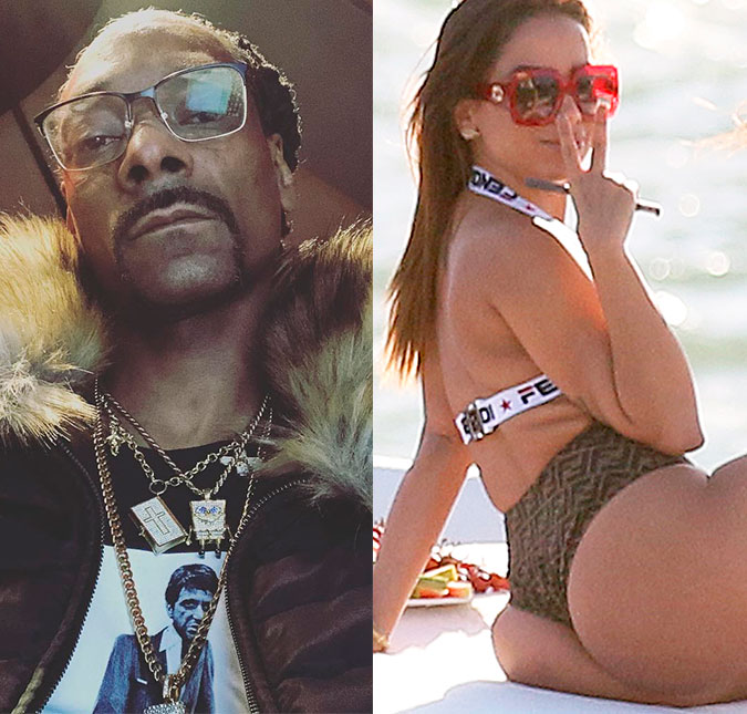 Em vídeo, Snoop Dogg confirma parceria com Anitta: <I>- Vai ter um monte de 'bunda bunda'</I>