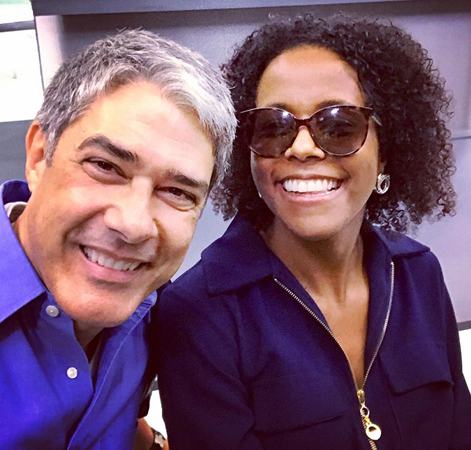 William Bonner parabeniza novo cargo de Maju Coutinho no <i>Jornal Nacional</i>: <i>Enfim, uma notícia alegre</i>
