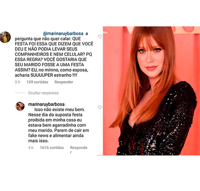 Após negar ser pivô de separação, Marina Ruy Barbosa desmente <i>festa proibida</i> só para atores de <i>O Sétimo Guardião</i>