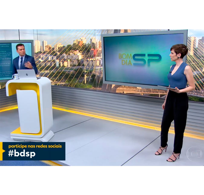 Rodrigo Bocardi e Gloria Vanique se provocam ao vivo e geram <I>climão</I> em jornal