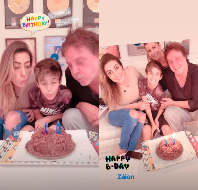 Fábio Jr. comemora aniversário de dez anos de idade de seu filho, fruto da relação com Mari Alexandre