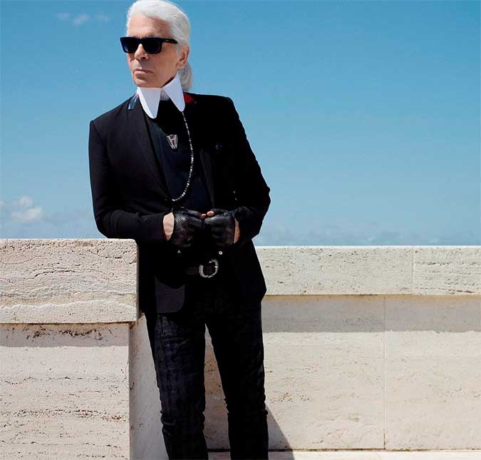 Fendi faz homenagem ao estilista Karl Lagerfeld na Semana de Moda de Milão