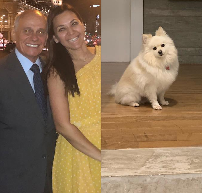 Viúva de Ricardo Boechat comove internautas ao mostrar cachorrinha à espera do jornalista