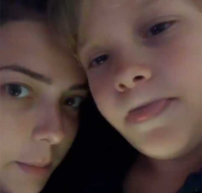 Davi Lucca, filho de Neymar Jr., fala sobre gravidez da mãe, Carol Dantas