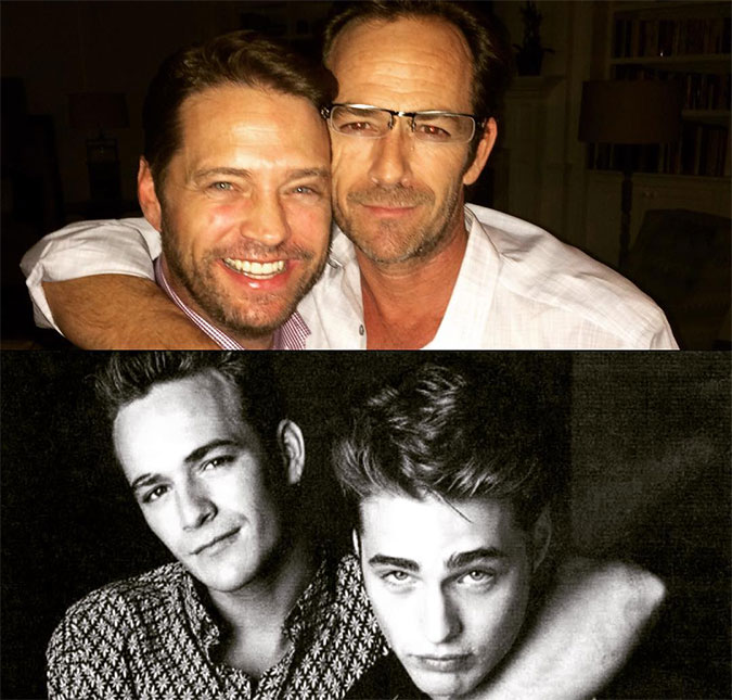 Jason Priestley faz emocionante homenagem a Luke Perry após a morte do ator: <i>Muita dor</i>