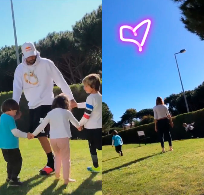 Após separação, Luana Piovani e Pedro Scooby curtem fim de semana juntos