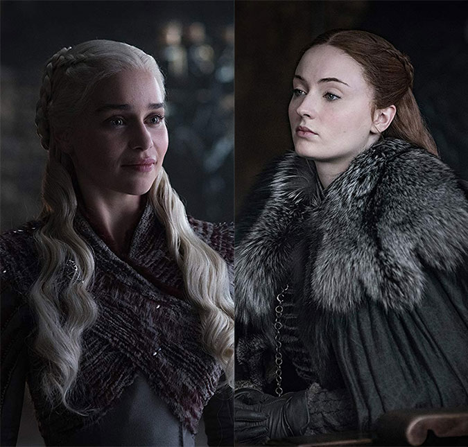 Emilia Clarke detalha como foi gravar o encontro entre Daenerys Targaryen e Sansa Stark em <i>Game of Thrones: - Surreal</i>
