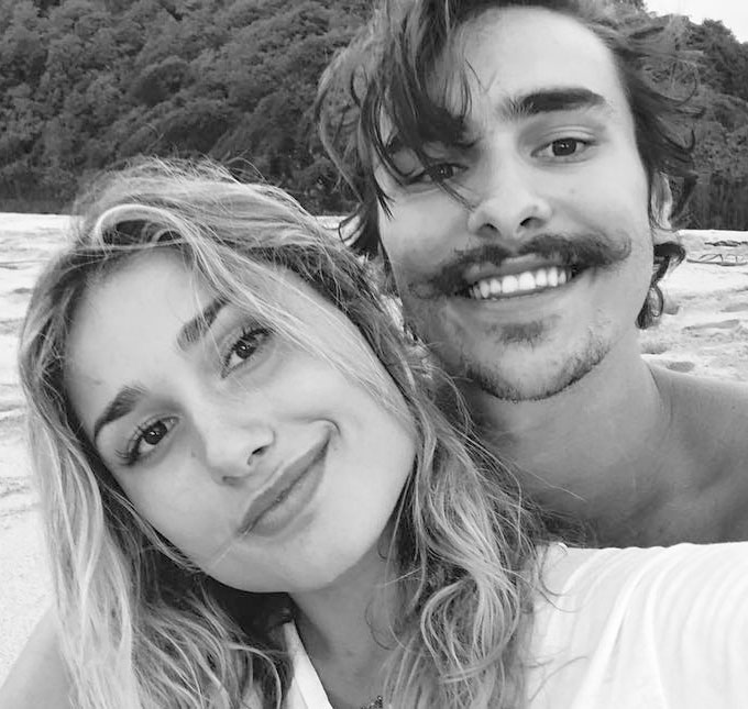 Bruno Montaleone visita Sasha Meneghel em Nova York, confira o clique!