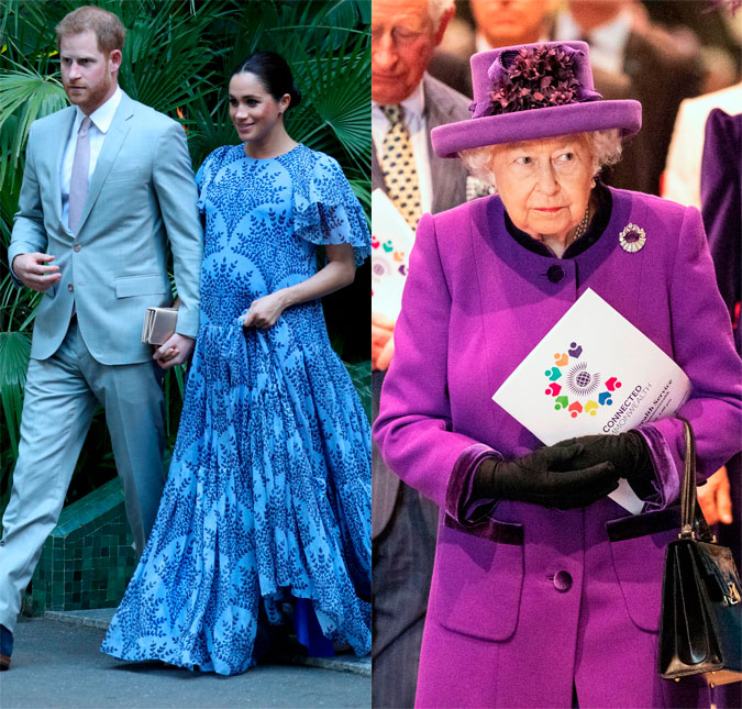 Rainha Elizabeth II veta pedido de Meghan Markle e príncipe Harry por casa <I>independente</I>, diz <I>site</I>