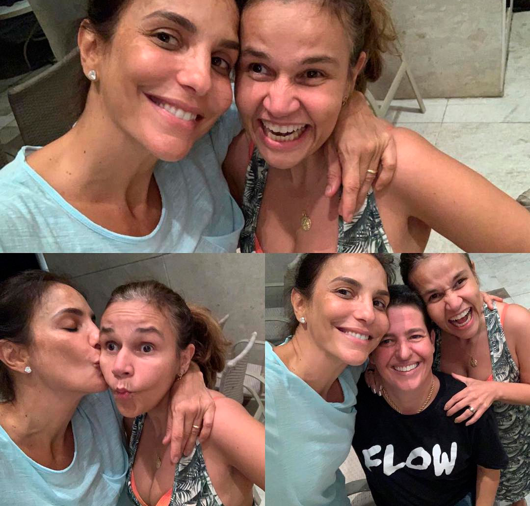Claudia Rodrigues encontra Ivete Sangalo em Salvador: <I>Aproveitamos para colocar o papo em dia</I>