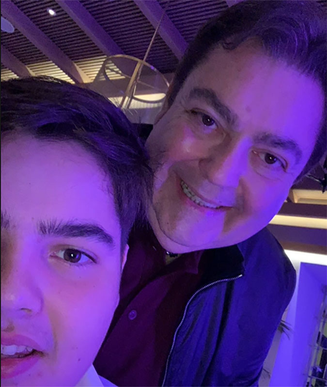 Faustão ganha homenagem do filho: <i>Você é meu orgulho</i>