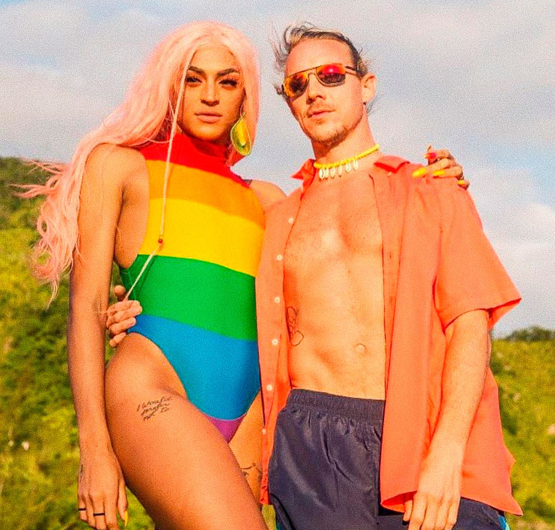 Diplo rebate acusações de homofobia: <I>Beijei Pabllo Vittar e faria de novo</I>