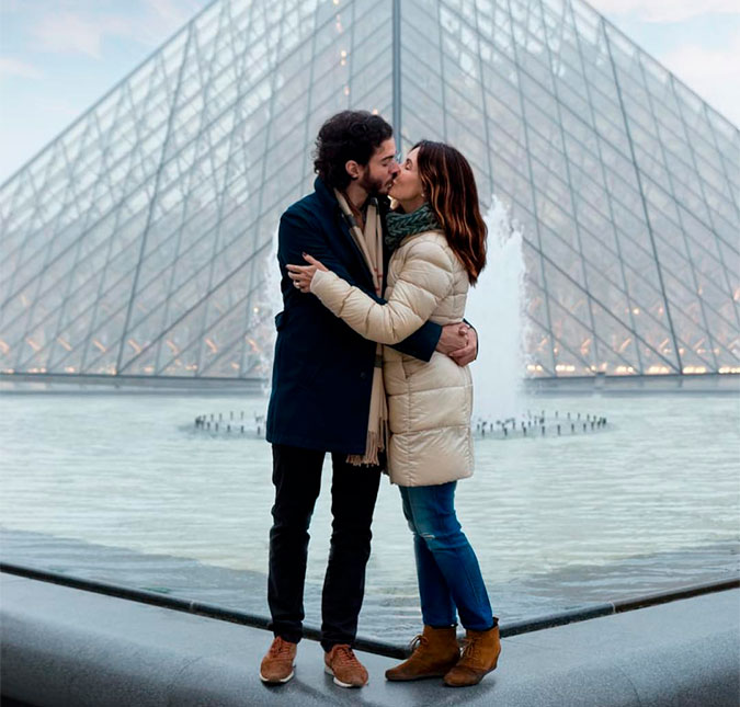 Fátima Bernardes posta foto com Túlio Gadêlha e se derrete: <i> Eu e ele</i>