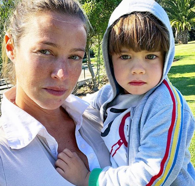 Filho de Luana Piovani passa mal durante uma viagem e ela compartilha <i>Stories</i> bem preocupada
