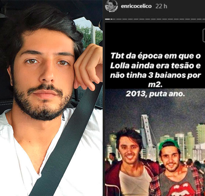 Ex-cunhado de Kaká, Enrico Celico causa polêmica ao dizer que gostava de festival <I>quando não tinha baianos</I>