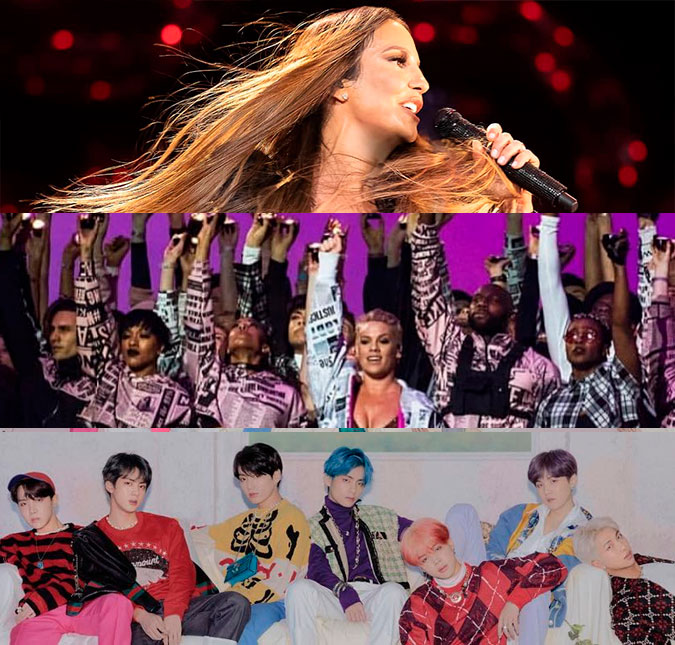 Ivete Sangalo, Pink e o grupo sul-coreano <i>BTS</i> surpreendem nesta sexta-feira com novos lançamentos; confira!