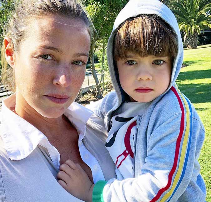 Luana Piovani relata acidente doméstico com o filho, Bem: <i>Estou tremendo</i>