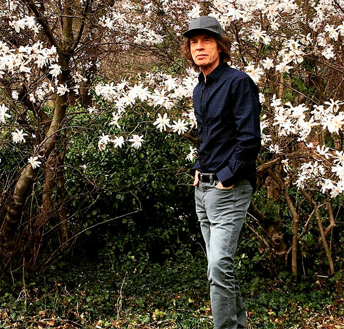 Mick Jagger aparece pela primeira vez após cirurgia: <i>Passeio no parque</i>