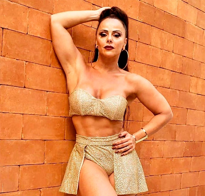 Viviane Araújo rebate comentário de seguidor que a chamou de velha: <I>Entrou aqui pra falar isso?</I>