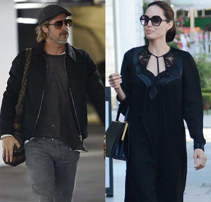 Angelina Jolie e Brad Pitt estão oficialmente solteiros de novo