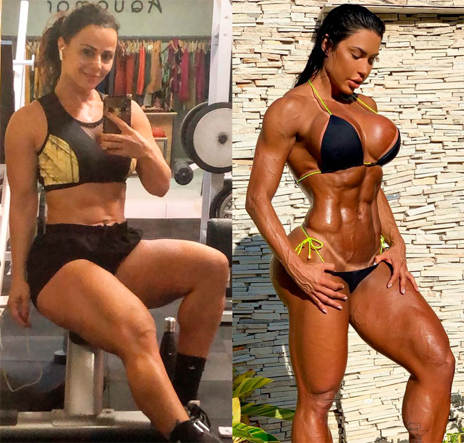 Viviane Araújo posta foto com legenda motivacional e seguidores apontam indireta para Gracyanne Barbosa