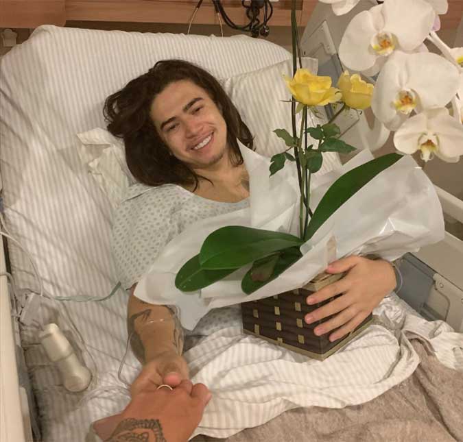 Whindersson Nunes ganha declaração de Luísa Sonza após cirurgia: <i>Só falta você se deixar viver</i>