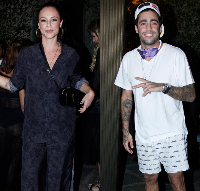 Paolla Oliveira e Pedro Scooby chegam juntos à festa de aniversário de Ludmilla - e surfista explica relação