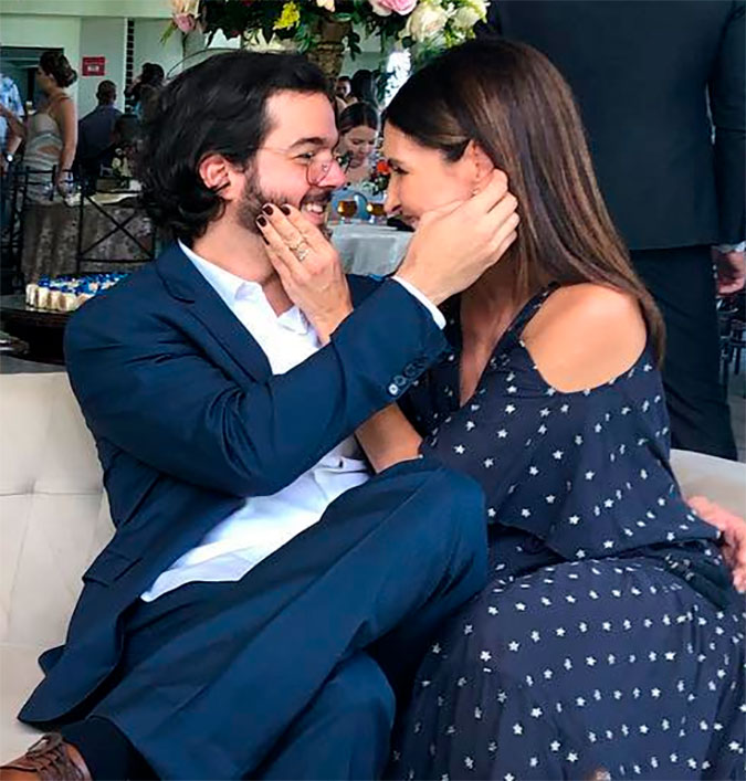 Fátima Bernardes e Túlio Gadêlha arrasam na dança em casamento de amigos, assista!