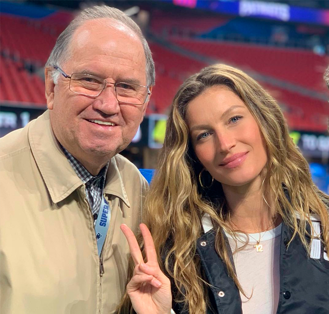 Gisele Bündchen posta foto rara com seu pai e o homenageia; confira mais!