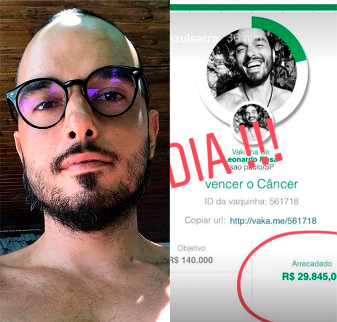 Léo Rosa pede ajuda financeira para tratamento contra o câncer e arrecada mais de 29 mil reais
