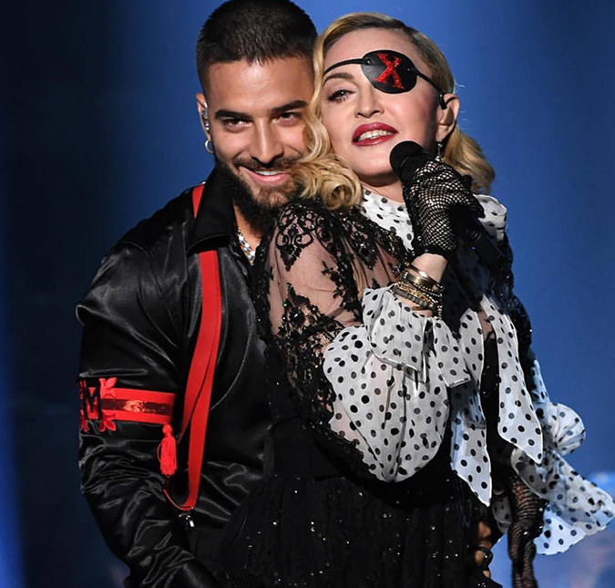 Madonna surpreende com performance <i>sexy</i> de <i>Medellín</i> ao lado de Maluma no <i>Billboard Music Awards</i>; assista!
