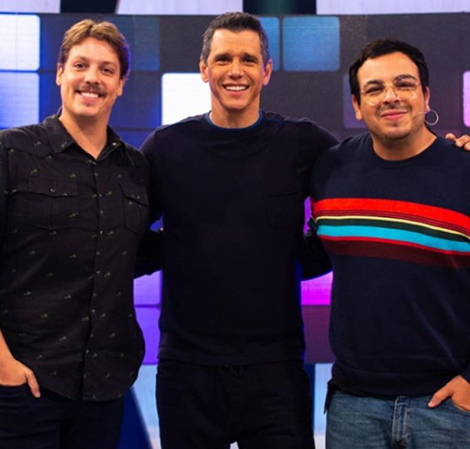 Márcio Garcia recebe Fábio Porchat e Luis Lobianco no <i>Tamanho Família</i>