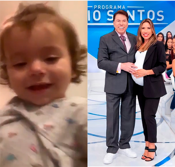 Filha de Patricia Abravanel grava vídeo para Silvio Santos, assista!