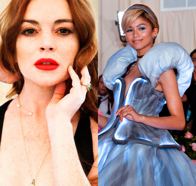 Lindsay Lohan alfineta Zendaya por vestido inspirado na Cinderella para o <i>MET Gala</i>: <i>Claire Danes já fez isso</i>