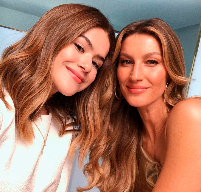 Maisa encontra Gisele Bündchen e tieta: <I>Encontro-luz</i>