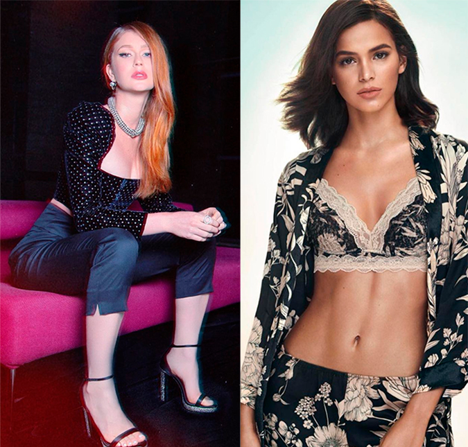 Marina Ruy Barbosa fala sobre Bruna Marquezine: <I>- Temos personalidades um pouco diferentes</i>