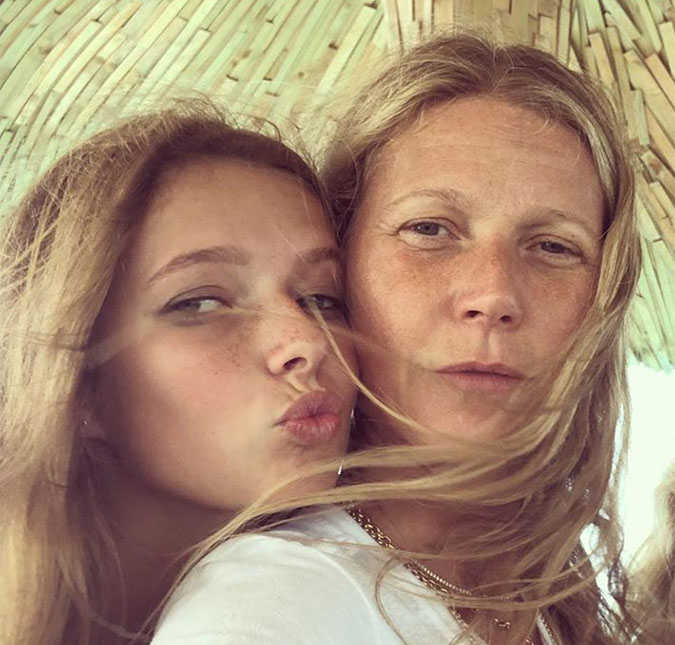 Após levar bronca, Gwyneth Paltrow posta foto pré-aprovada pela filha para fazer homenagem, entenda!