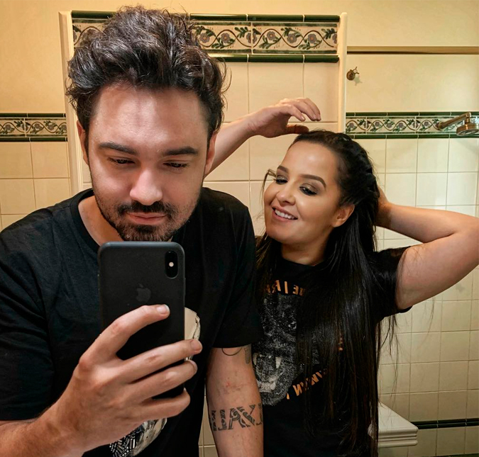 Fernando Zor e Maiara falam sobre <i>nudes</i> e entregam: <i>- A gente gosta mesmo é um do outro pelado</i>