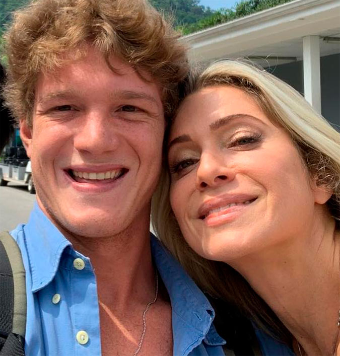 Pedro Novaes se derrete pela mãe, Letícia Spiller: - <i>A melhor atriz que existe no mundo</I>