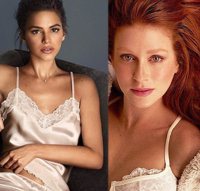 Marina Ruy Barbosa comenta em uma foto antiga em que está ao lado de Bruna Marquezine: <i>- Tempo bom!</i>