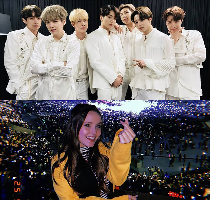 Em <i>show</i> em São Paulo, BTS cita <i>juntos e shallow now</i>, samba e recebe famosos na plateia, veja o que rolou!